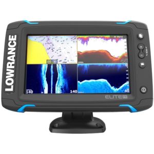 An image of the Lowrance Elite 7 for the List of top 3 Best Fishfinder GPS Combo for under $1000.