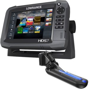 An image of the Lowrance HDS 7 for the List of top 3 Best Fishfinder GPS Combo for under $1000.